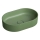 OMNIRES OVOUNOL - Countertop basin OVO 55x36 cm dolomite/matte olive