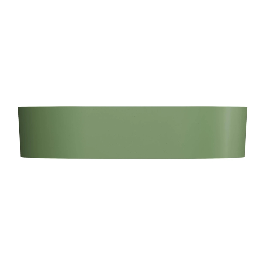 OMNIRES OVOUNOL - Countertop basin OVO 55x36 cm dolomite/matte olive
