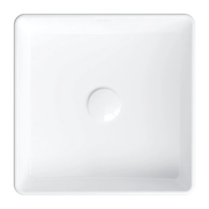 OMNIRES PASADENA360BP - PASADENA 36x36 cm countertop basin, ceramic/glossy white