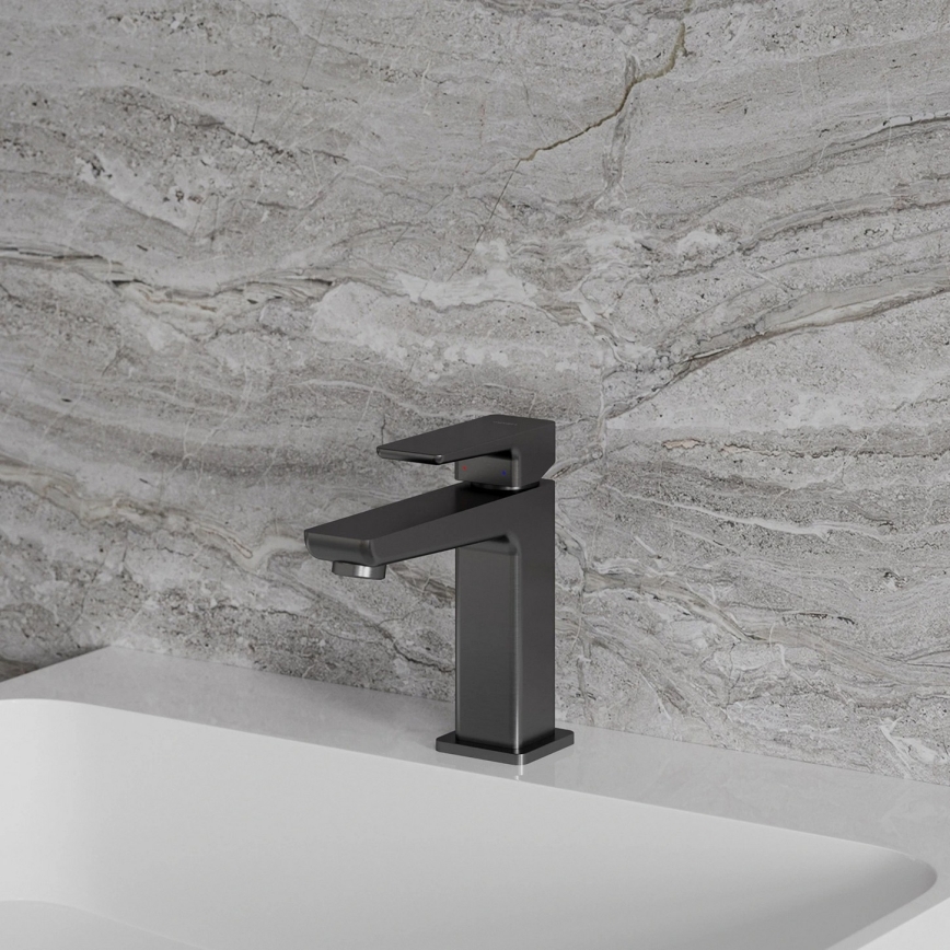OMNIRES PM7410GR - PARMA 15 cm Brushed Graphite Basin Mixer