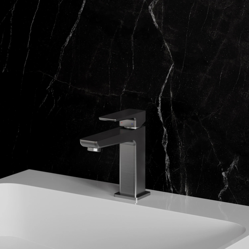 OMNIRES PM7410IN - PARMA 15 cm Basin Mixer, Brushed Nickel