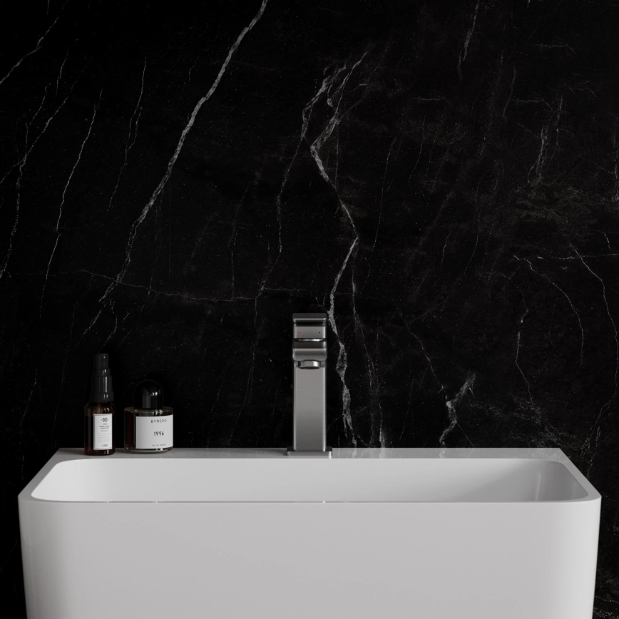 OMNIRES PM7410IN - PARMA 15 cm Basin Mixer, Brushed Nickel