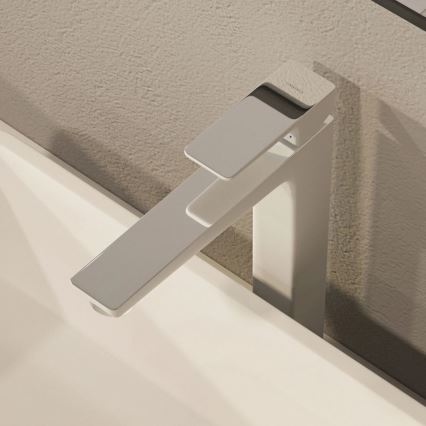 OMNIRES PM7412CRB - Basin tap PARMA 27,3 cm shiny chrome/white