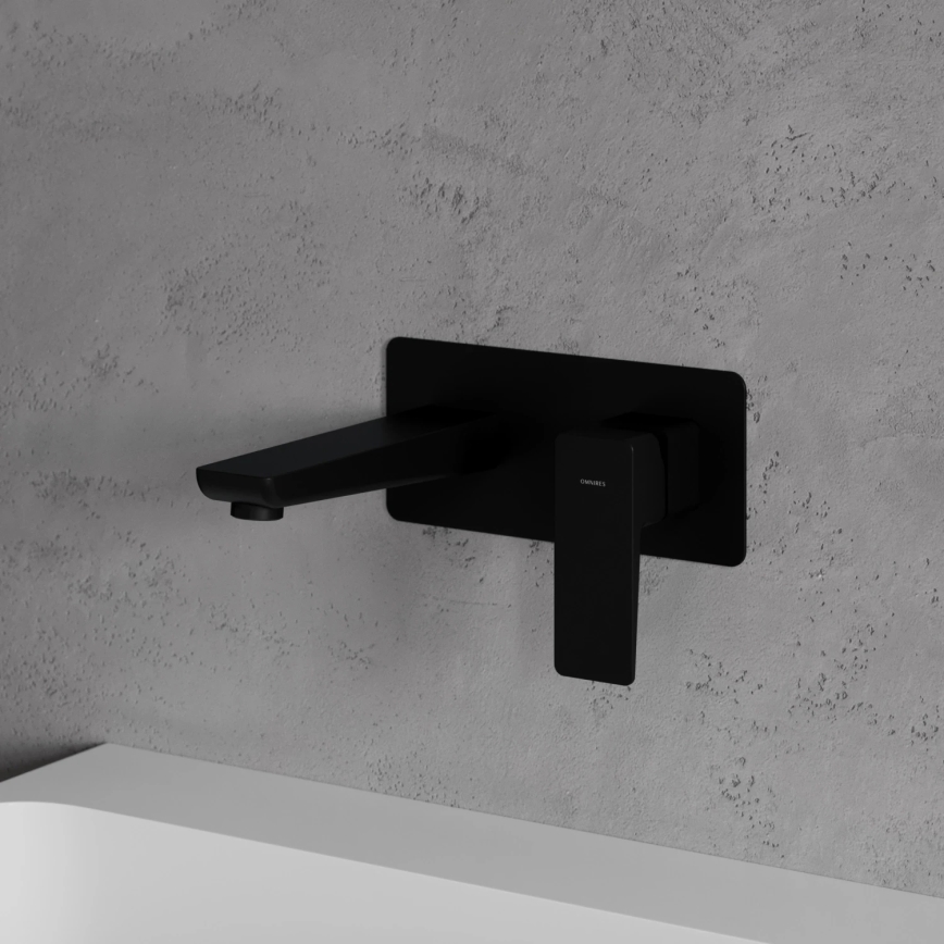 OMNIRES PM7415BL - Basin tap for concealed installation PARMA matte black