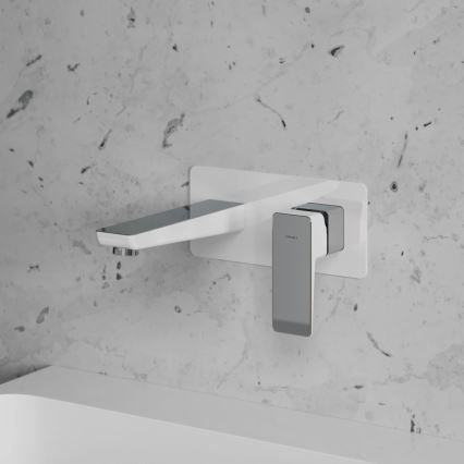 OMNIRES PM7415CRB - Basin tap for concealed installation PARMA shiny chrome/white