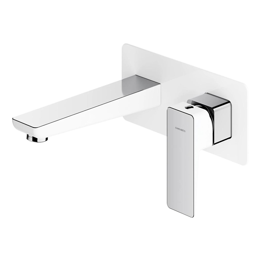 OMNIRES PM7415CRB - Basin tap for concealed installation PARMA shiny chrome/white