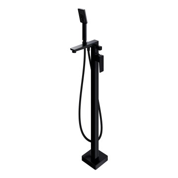 OMNIRES PM7433BL - Freestanding bath set with tap PARMA matte black