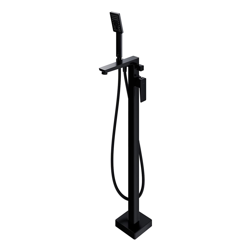 OMNIRES PM7433BL - Freestanding bath set with tap PARMA matte black
