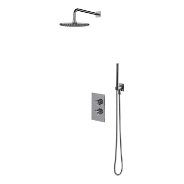 OMNIRES SYSCT11CR - Shower set with thermostatic concealed tap CONTOUR shiny chrome