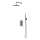 OMNIRES SYSCT11CR - Shower set with thermostatic concealed tap CONTOUR shiny chrome