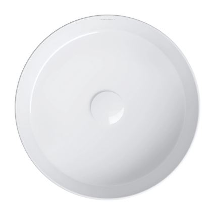 OMNIRES TULSA355BP - TULSA countertop washbasin Ø 36 cm ceramic/glossy white