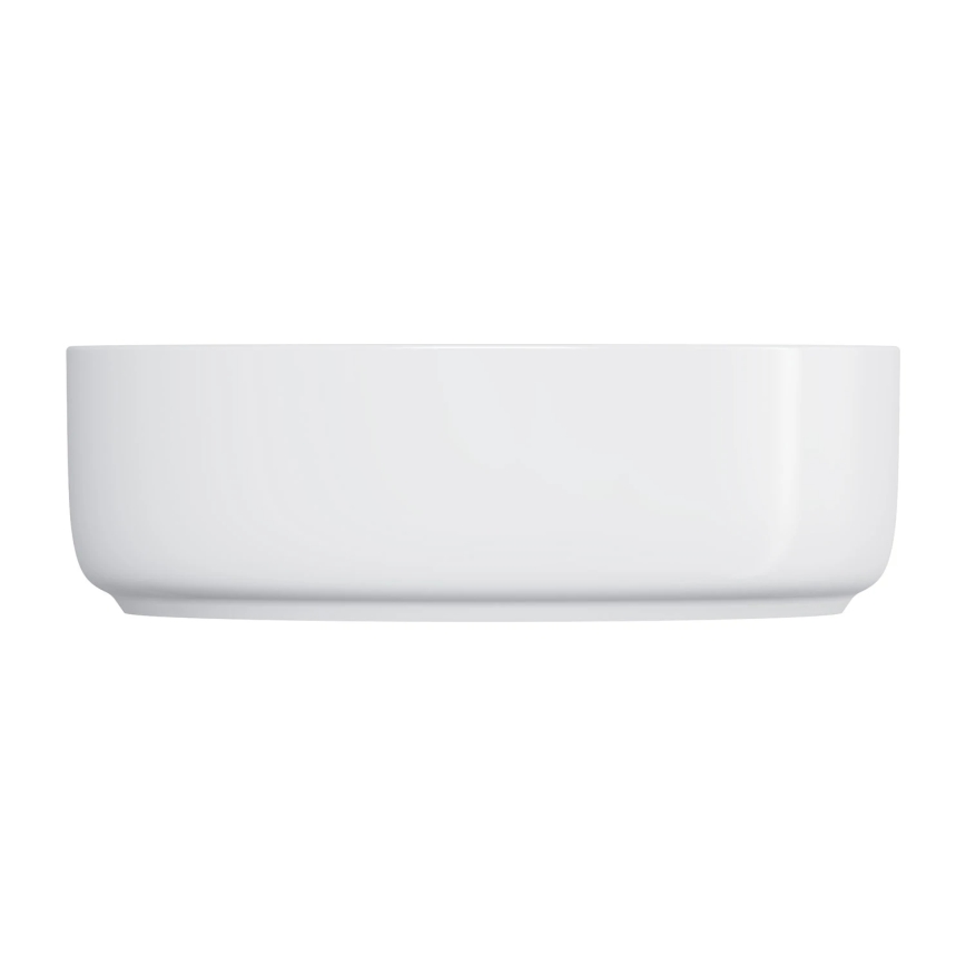 OMNIRES TULSA355BP - TULSA countertop washbasin Ø 36 cm ceramic/glossy white