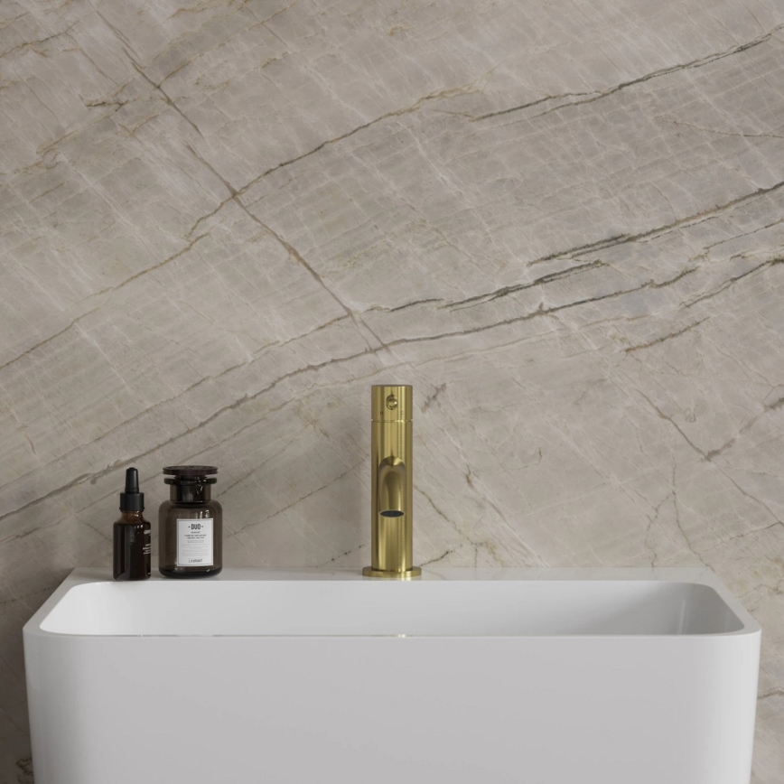 OMNIRES Y1210NBSB - Y Basin Mixer 16.2 cm, Brushed Brass