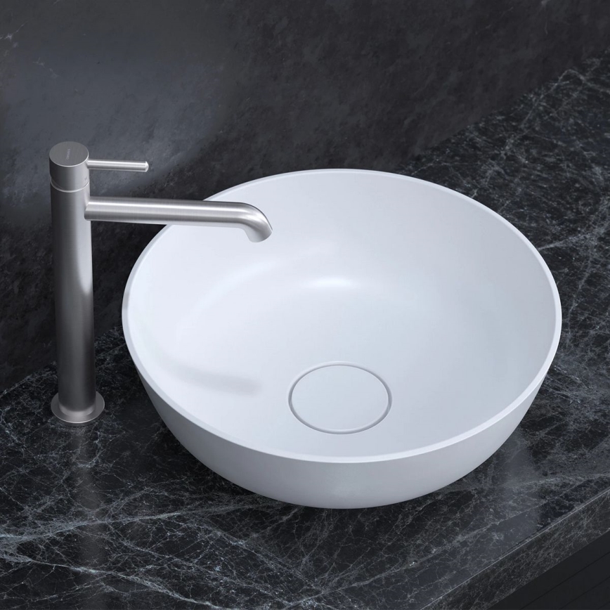 OMNIRES Y1212NI - Basin tap Y 30,8 cm brushed nickel