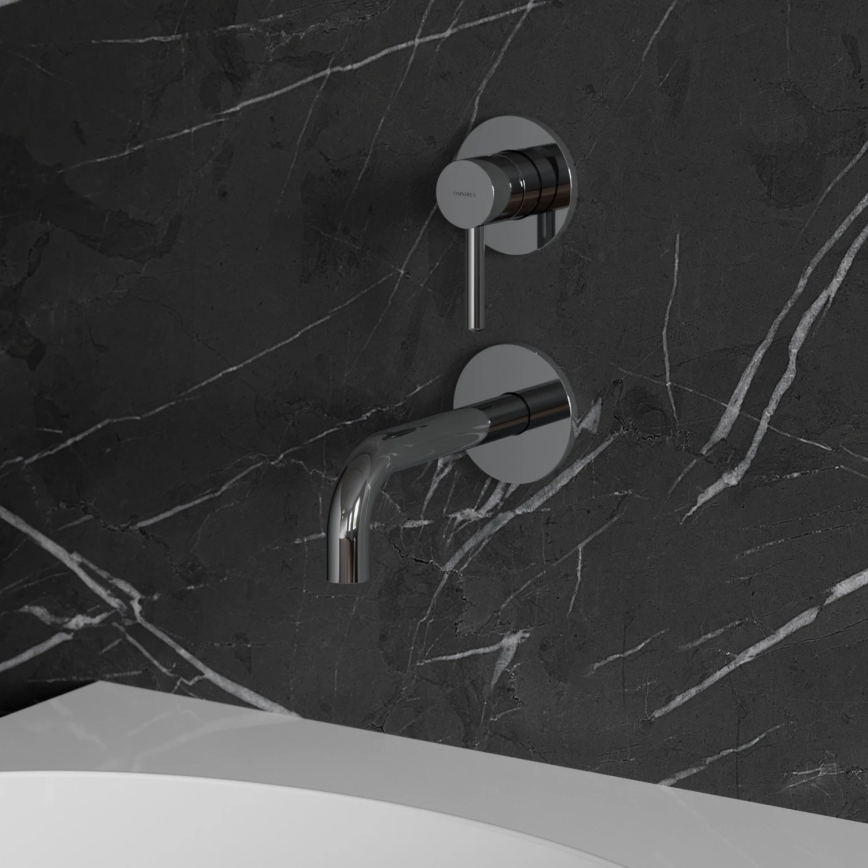 OMNIRES Y1215NCR - Basin tap for concealed installation Y shiny chrome