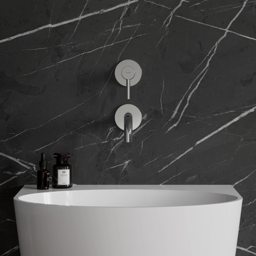 OMNIRES Y1215NCR - Basin tap for concealed installation Y shiny chrome