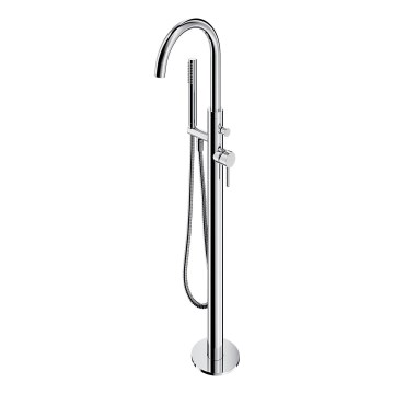 OMNIRES Y1233CR - Freestanding bath set with tap Y shiny chrome