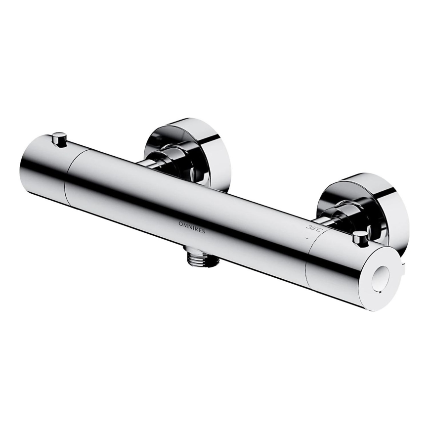 OMNIRES Y1246XCR - Thermostatic shower tap Y shiny chrome