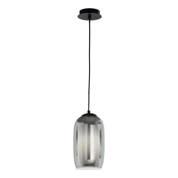 Ondaluce - BONNIE cable pendant lamp 1xE27/15W/230V, Ø 15 cm, Smoky Black