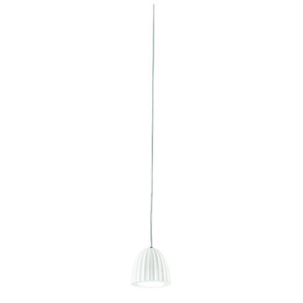 Ondaluce - Cable-hung pendant CONCRETE 1xGU10/7,5W/230V pr. 10,5 cm concrete white