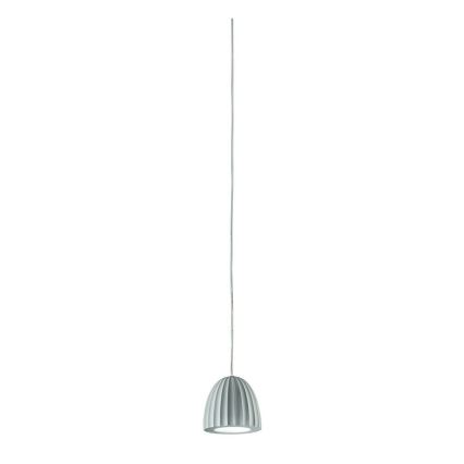 Ondaluce - Cable-hung pendant CONCRETE 1xGU10/7.5W/230V Ø 10.5 cm concrete/gray