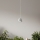 Ondaluce - Cable-suspended pendant light CONCRETE 1xGU10/7.5W/230V Ø 10.5 cm concrete grey