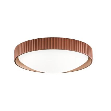 Ondaluce - CONCRETE LED Ceiling Light, 20W/230V, Ø 41 cm, brown concrete
