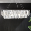 Ondaluce - DAIQUIRI Cable-Mounted Crystal Chandelier, 8x E14/10W/230V, Polished Chrome