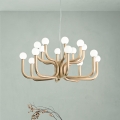 Ondaluce - DERBY 16xG9/7W/230V cable-suspended chandelier Ø 81.5 cm, gold