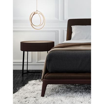 Ondaluce - Dimmable LED cable-hung pendant GOLDEN LED/28W/230V Ø 31.5 cm gold