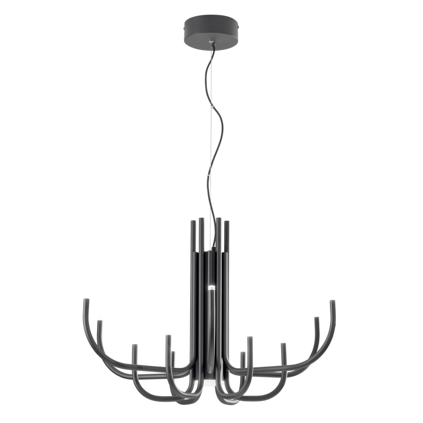 Ondaluce - Dimmable LED Cable-Hung Pendant NOUVEAU LED/35W/230V Ø 78 cm Black