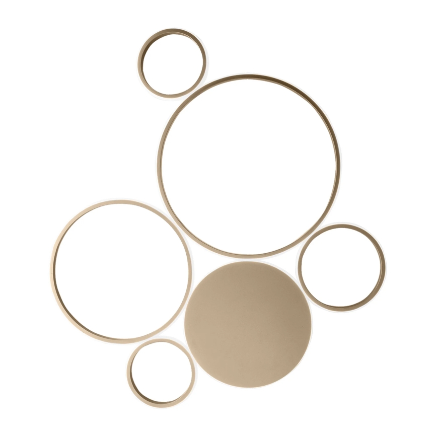 Ondaluce - Dimmable LED Ceiling Light POIS LED/68W/230V Gold