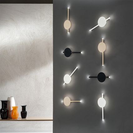 Ondaluce - Dimmable LED Wall Light JAMES LED/16W/230V Gold