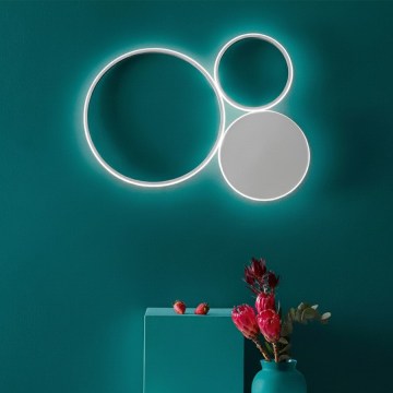 Ondaluce - Dimmable LED Wall Light POIS LED/42W/230V Silver