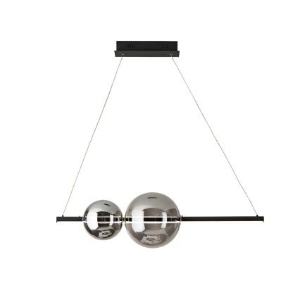 Ondaluce - FUFI LED Dimmable Pendant on Cable LED/40W/230V Smoked Black / Black