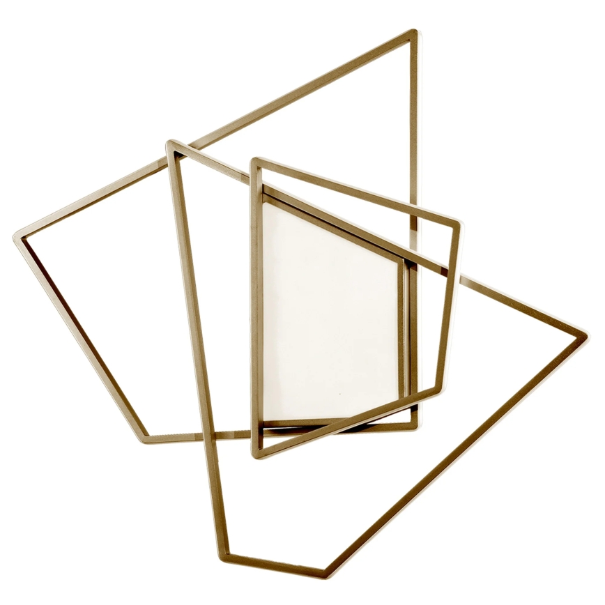 Ondaluce - GALAXY Dimmable LED Ceiling Light LED/90W/230V 71x84 cm, Gold
