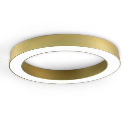 Ondaluce - GLOBUS Dimmable LED Ceiling Light, 40W, 230V, 3000/4000K, Ø 60 cm, Gold finish