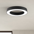Ondaluce - GLOBUS Dimmable LED Ceiling Light, 80W/230V, 3000/4000K, diameter 100 cm, Black