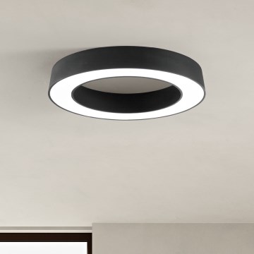 Ondaluce - GLOBUS Dimmable LED Ceiling Light, 80W/230V, 3000/4000K, diameter 100 cm, Black