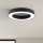Ondaluce - GLOBUS Dimmable LED Ceiling Light, 80W/230V, 3000/4000K, diameter 100 cm, Black