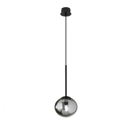 Ondaluce - JEWEL Cable Pendant Light 1xE14/10W/230V Ø 17 cm smoky black
