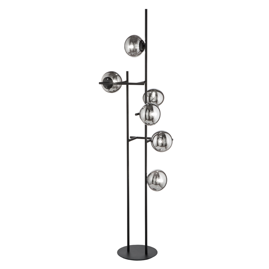 Ondaluce - JEWEL Universal Replacement Lampshade, Ø 15 cm, Smoked Black