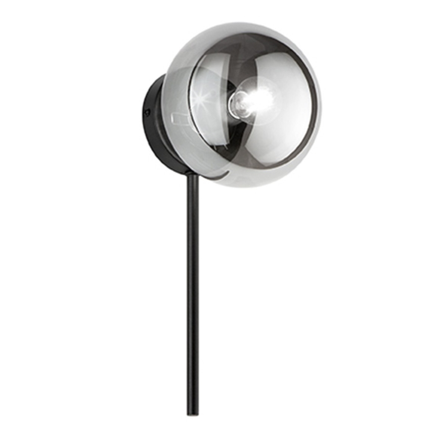 Ondaluce - JEWEL Universal Replacement Lampshade, Ø 15 cm, Smoked Black