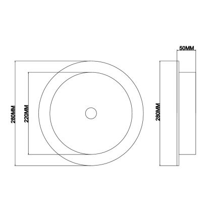 Ondaluce - JOKEY LED Wall Light LED/10W/230V Clear