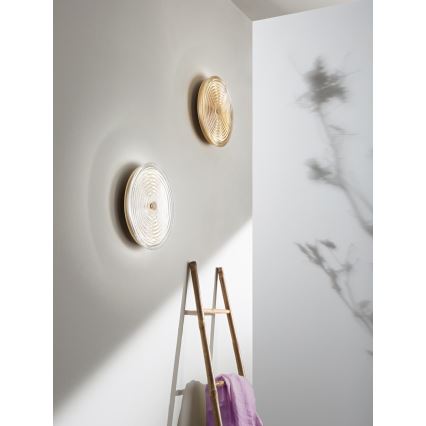 Ondaluce - JOKEY LED Wall Light LED/10W/230V Gold/Clear