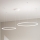 Ondaluce - LED dimmable cable-hung chandelier SOEL LED/28W/230V + LED/38W 3000/4000K diam. 80/60 cm white