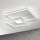 Ondaluce - LED Dimmable Ceiling Light DOWEL LED/60W/230V 75x75 cm Silver