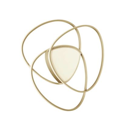 Ondaluce - LED Dimmable Ceiling Light ROSE LED/70W/230V 63x67 cm Gold