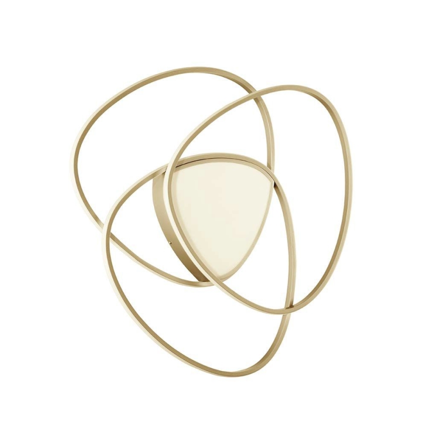 Ondaluce - LED Dimmable Ceiling Light ROSE LED/70W/230V 63x67 cm Gold