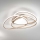 Ondaluce - LED Dimmable Ceiling Light ROSE LED/80W/230V Gold